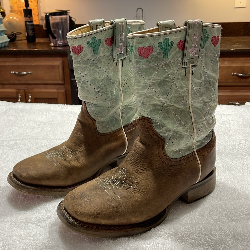 Kids Tin Haul Boots I <3 Cactus
